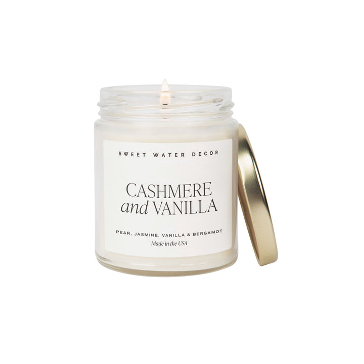 CASHMERE & VANILLA SOY CANDLE, 9OZ