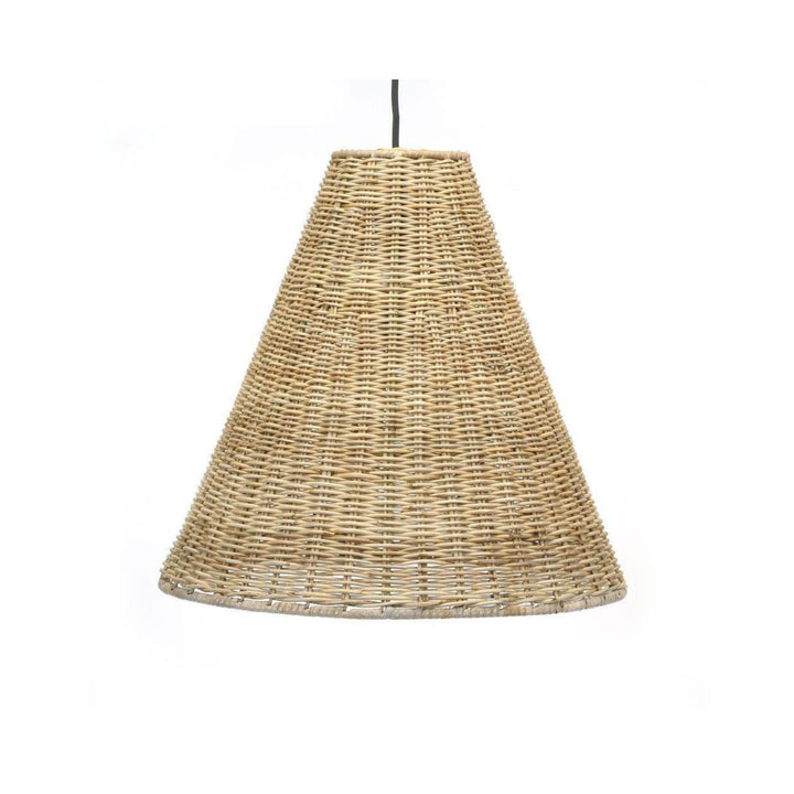 RATTAN HANGING LAMP, TRIANGULAR