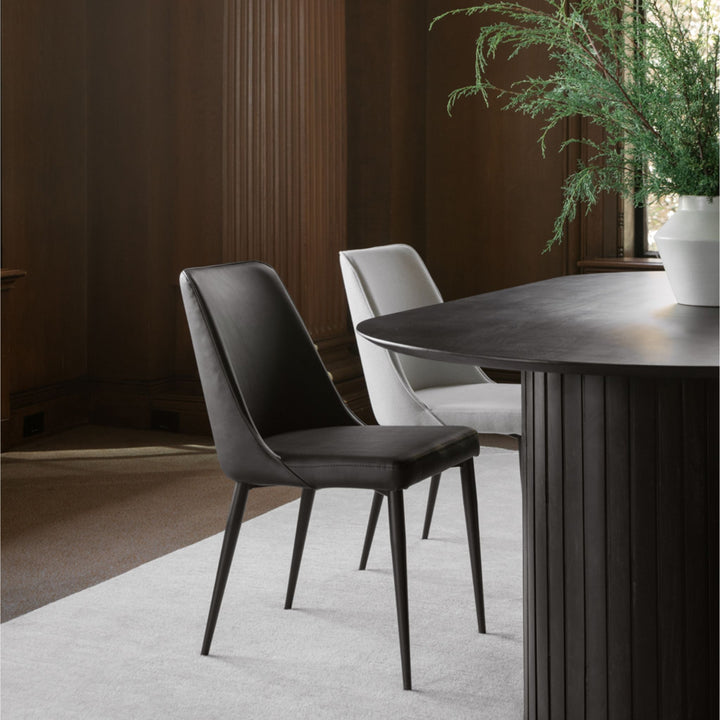 DIANNA DINING CHAIR, VEGAN LEATHER