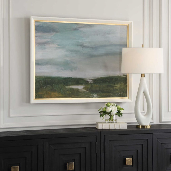 THE PATH OF WATER, FRAMED ART