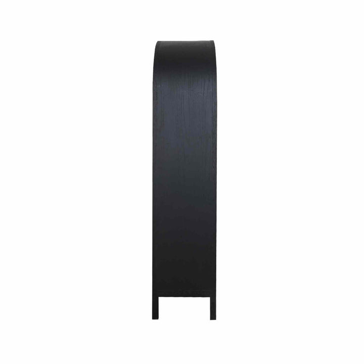 OSCAR BLACK OAK DISPLAY CABINET