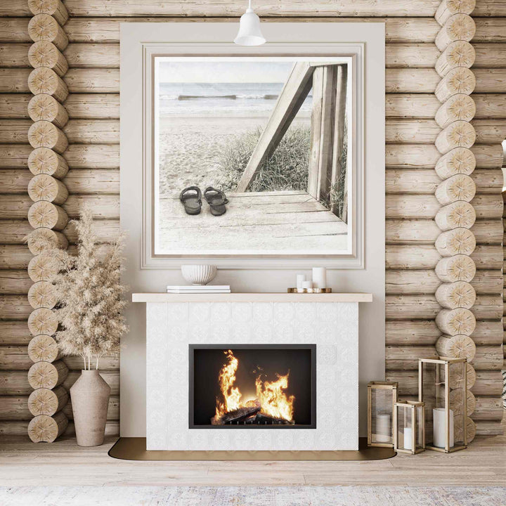 BOARDWALK'S END FRAMED ART