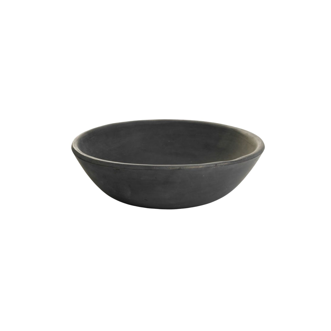 TERRACOTTA BOWL, BURNT BLACK