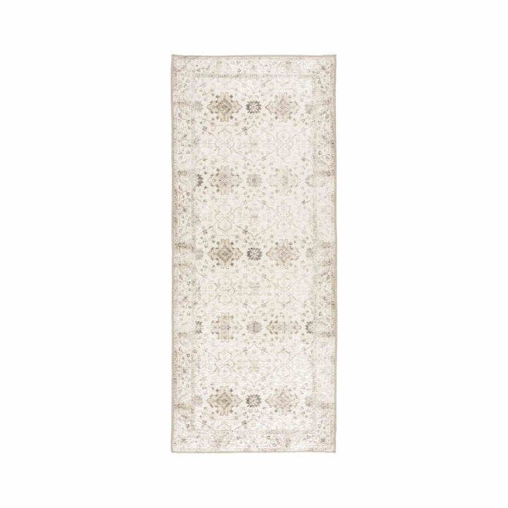 BEV WASHABLE RUG, BEIGE IVORY