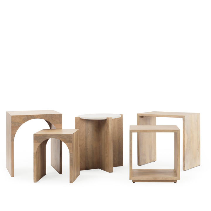 CASSANDRA NESTING ACCENT TABLES, SET/2