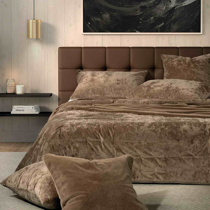 LOUNGE QUILT, TAUPE