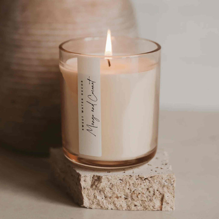 MANGO AND COCONUT SOY CANDLE, 12OZ