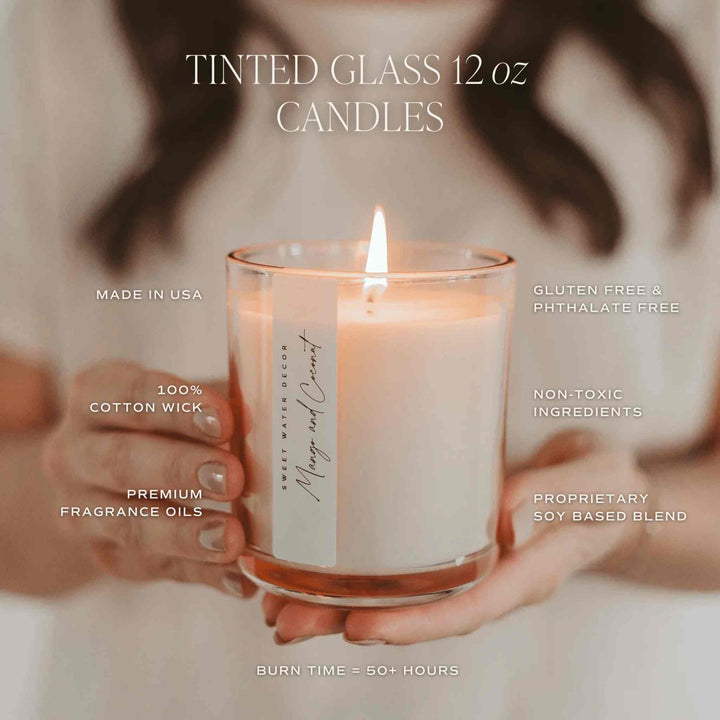 MANGO AND COCONUT SOY CANDLE, 12OZ
