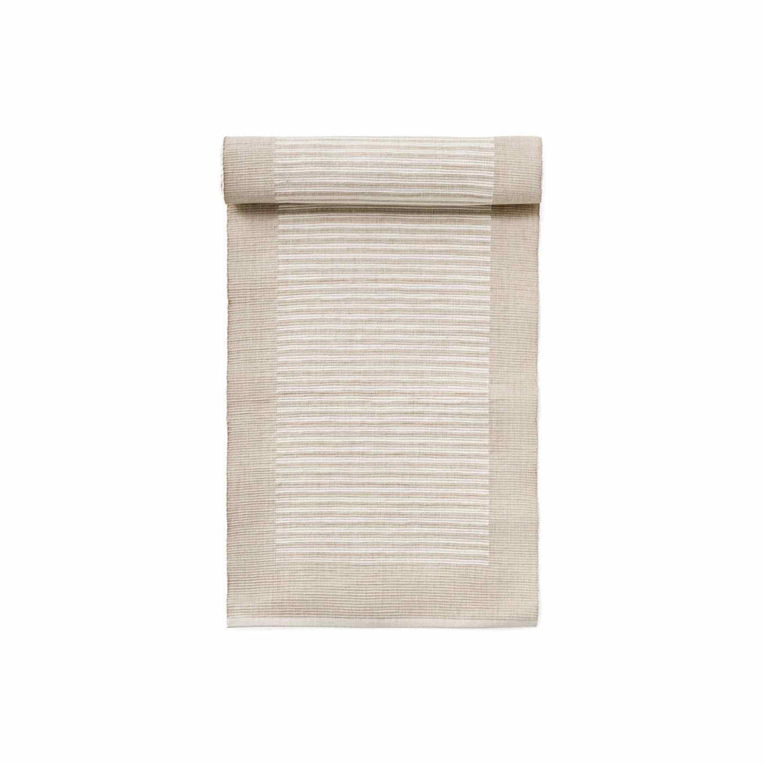 TABLE RUNNER RIB WOVEN COTTON