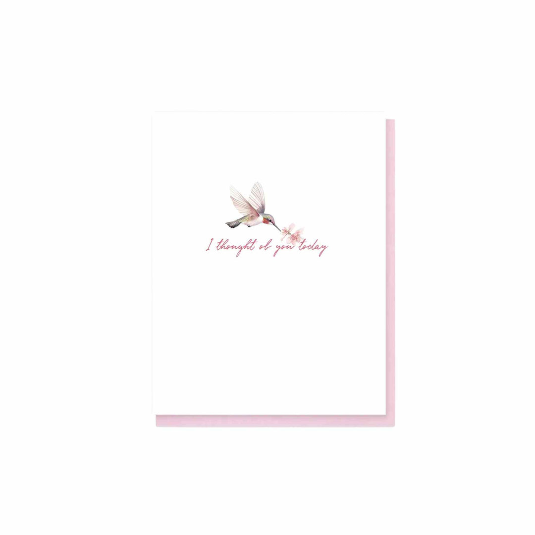 THOUGHT OF YOU TODAY, CARD