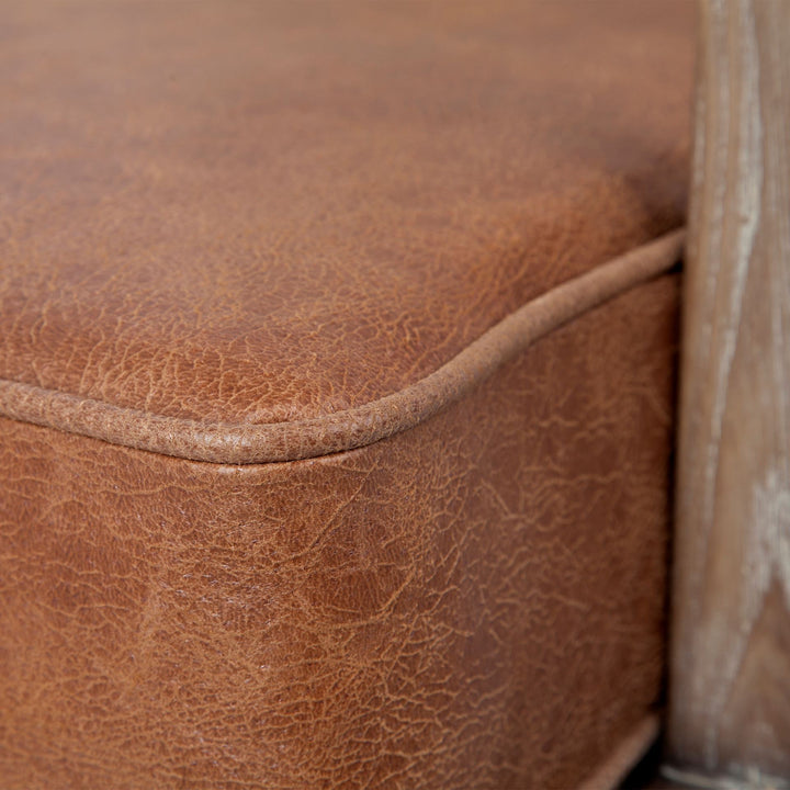 SYDNEY CHAIR, TAN LEATHER