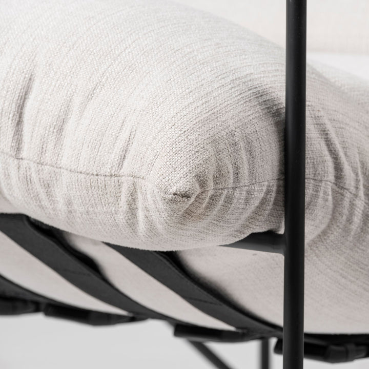 LEONARDO ACCENT CHAIR, CREAM