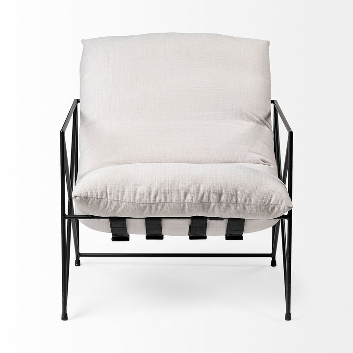 LEONARDO ACCENT CHAIR, CREAM