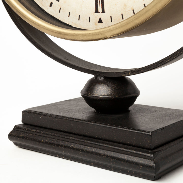 KENSINGTON TABLE CLOCK, GOLD