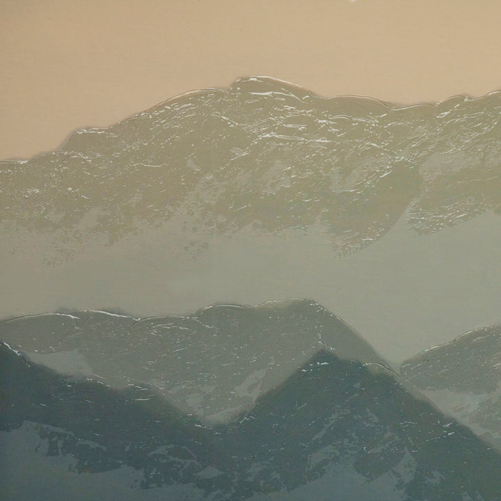 MOUNTAIN LIGHT, FRAMED ART