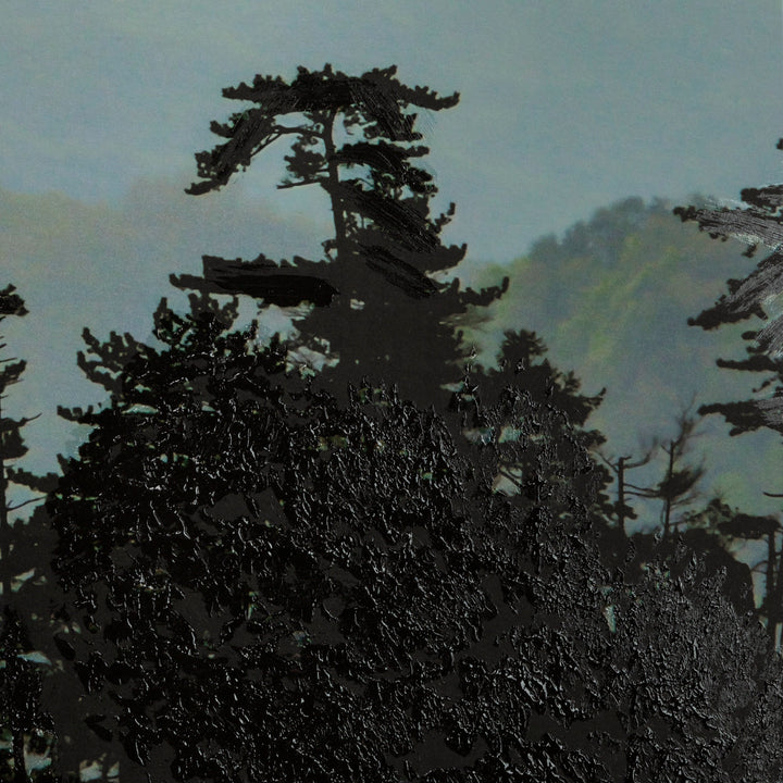 MOUNTAIN LIGHT, FRAMED ART