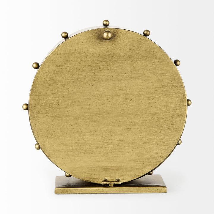 MARIAN TABLE CLOCK, GOLD