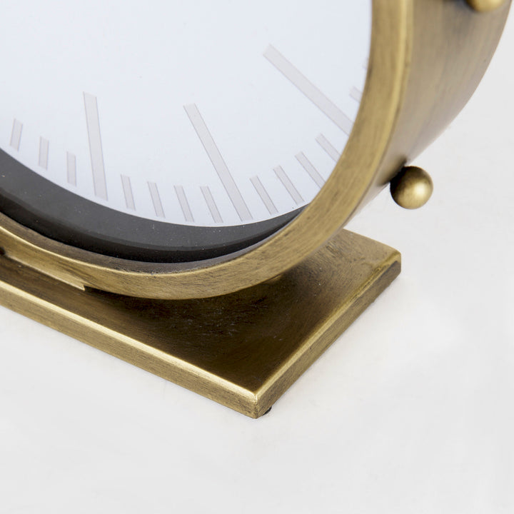 MARIAN TABLE CLOCK, GOLD