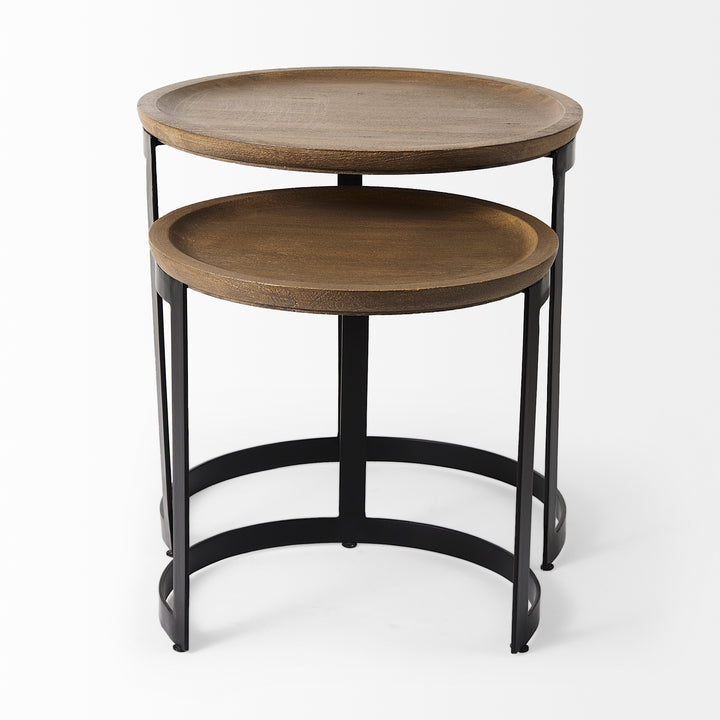ALICE NESTING SIDE TABLES, S/2