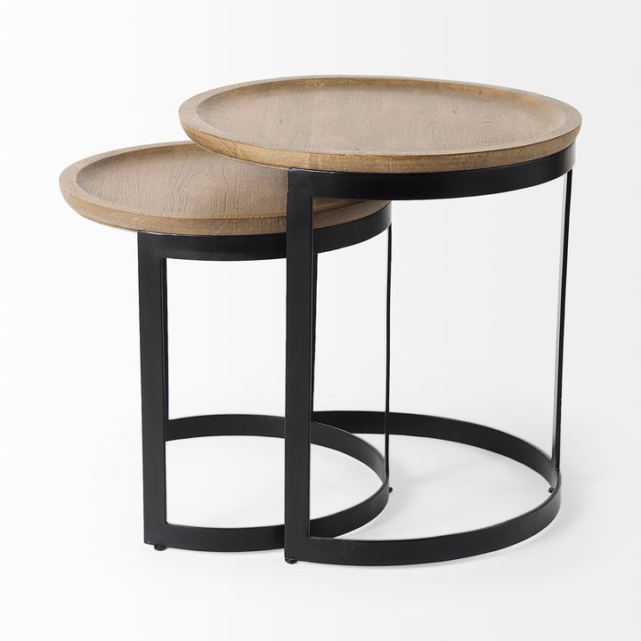 ALICE NESTING SIDE TABLES, S/2