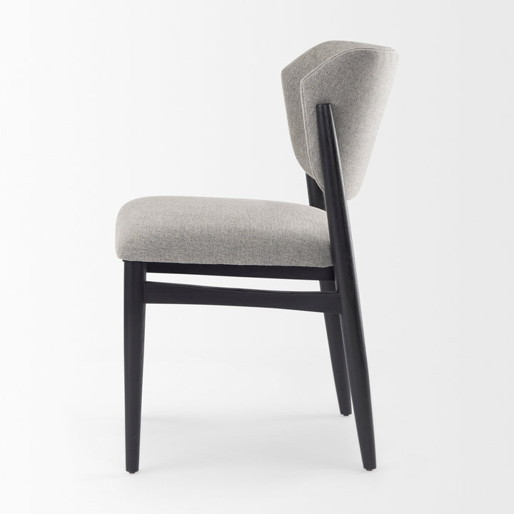 PATSY DINING CHAIR, GREY/BLACK