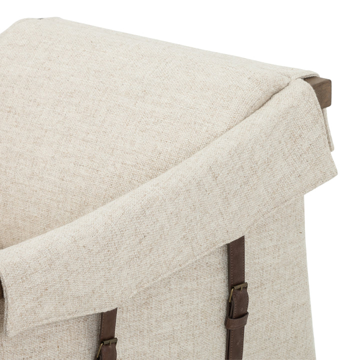 BAUER CHAIR, THAMES CREAM FABRIC