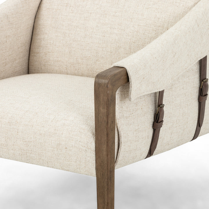 BAUER CHAIR, THAMES CREAM FABRIC