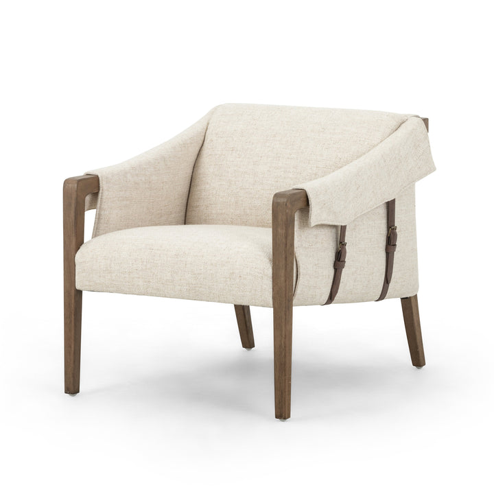 BAUER CHAIR, THAMES CREAM FABRIC