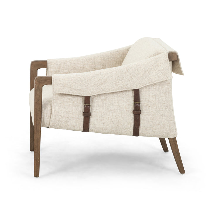 BAUER CHAIR, THAMES CREAM FABRIC
