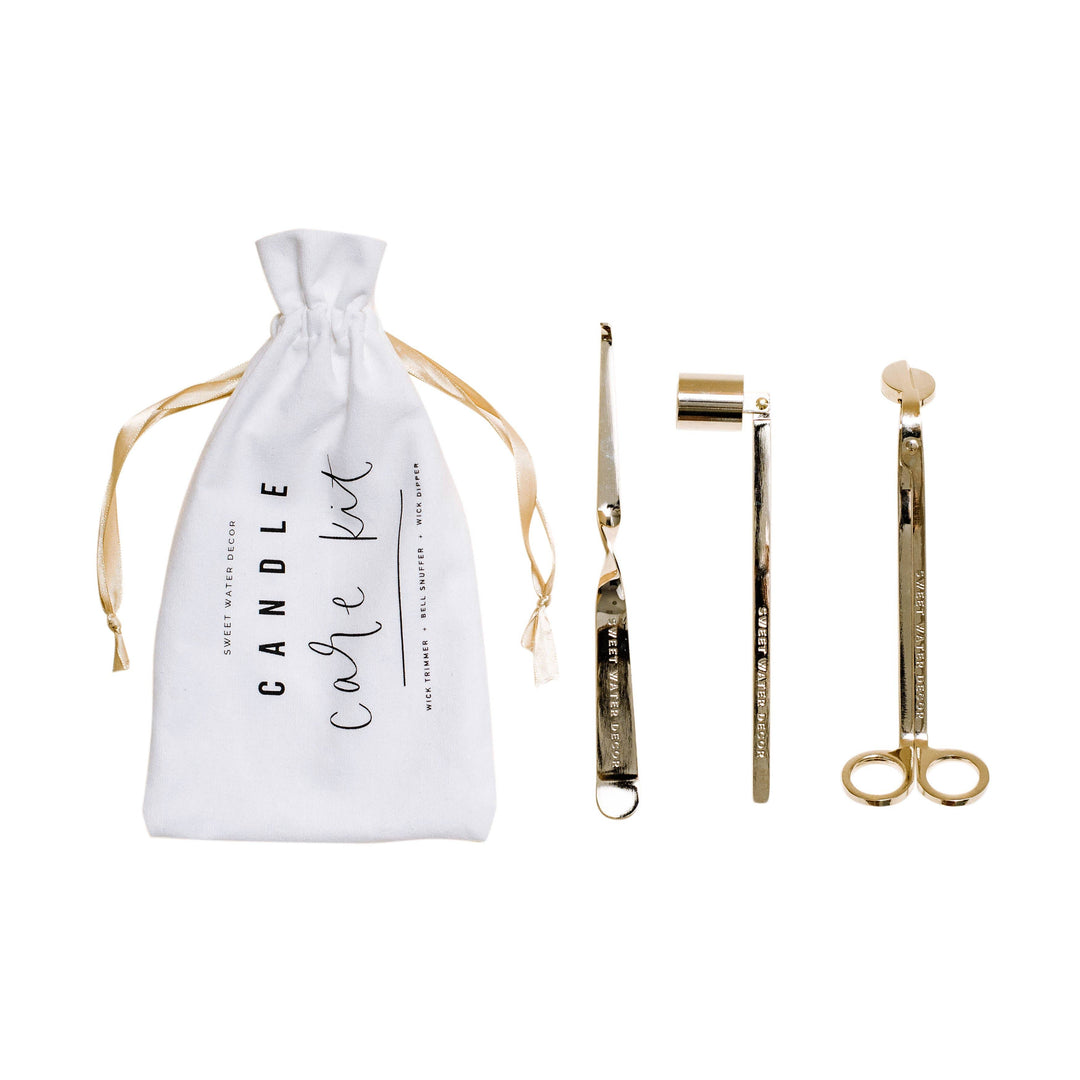 CANDLE CARE KIT, GOLD
