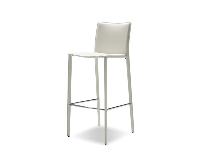 ZAK COUNTER STOOL, CARAMEL LEATHER