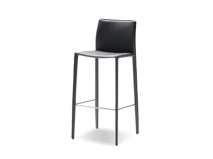 ZAK COUNTER STOOL, CARAMEL LEATHER