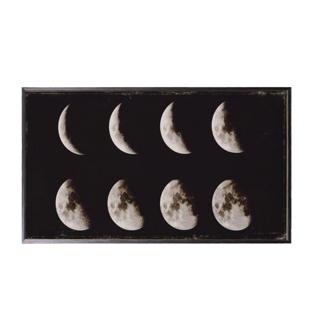 LA LUNE ET PHASES, FRAMED ART