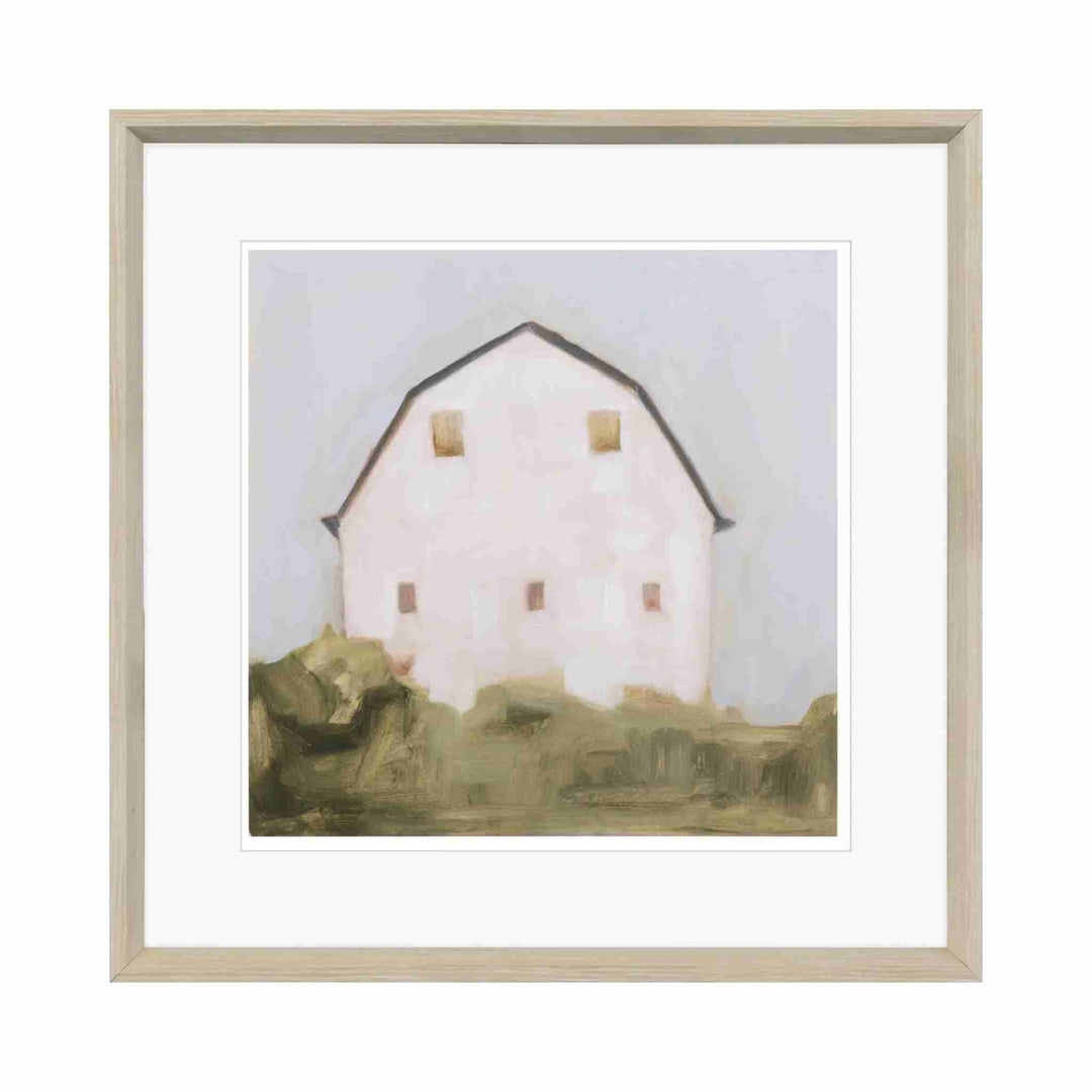 SERENE BARN III, FRAMED ART