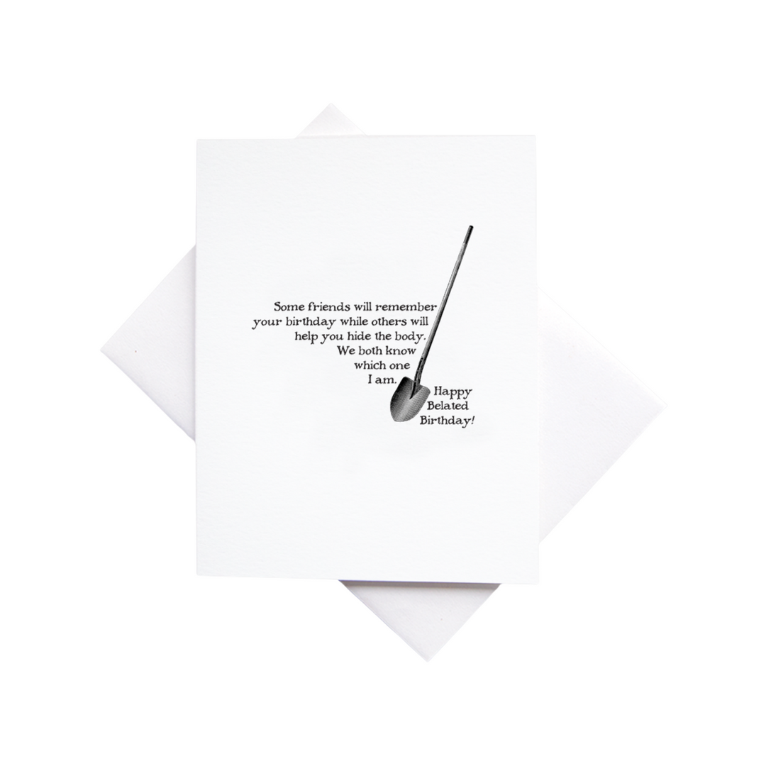 HELP YOU HIDE THE BODY BIRTHDAY CARD