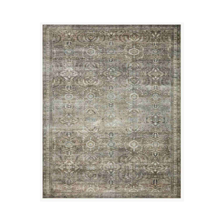 LAYLA RUG, ANTIQUE/MOSS