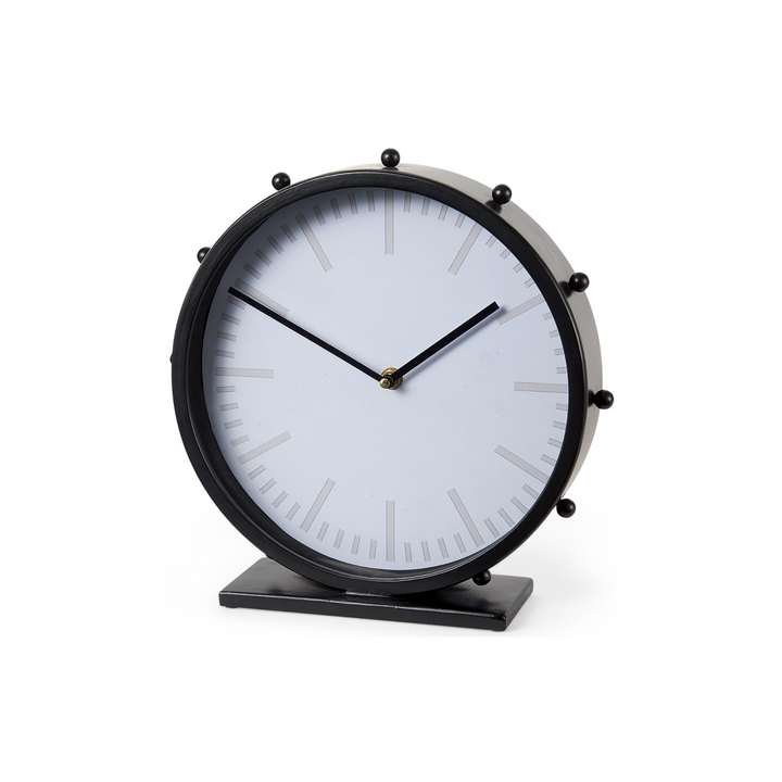 MARIAN, TABLE CLOCK BLACK