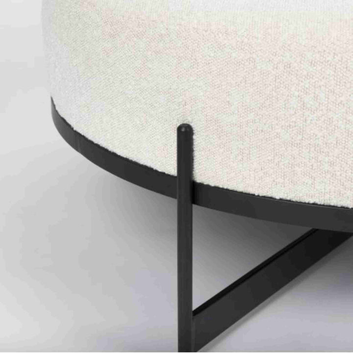 EMILY OTTOMAN, CREAM