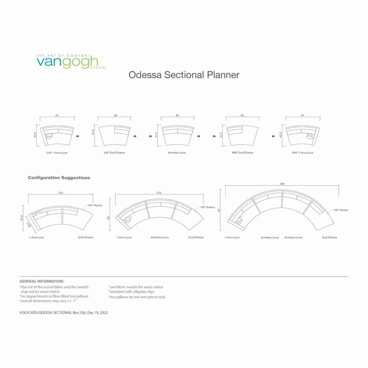 ODESSA SOFA/SECTIONAL, CUSTOMIZABLE
