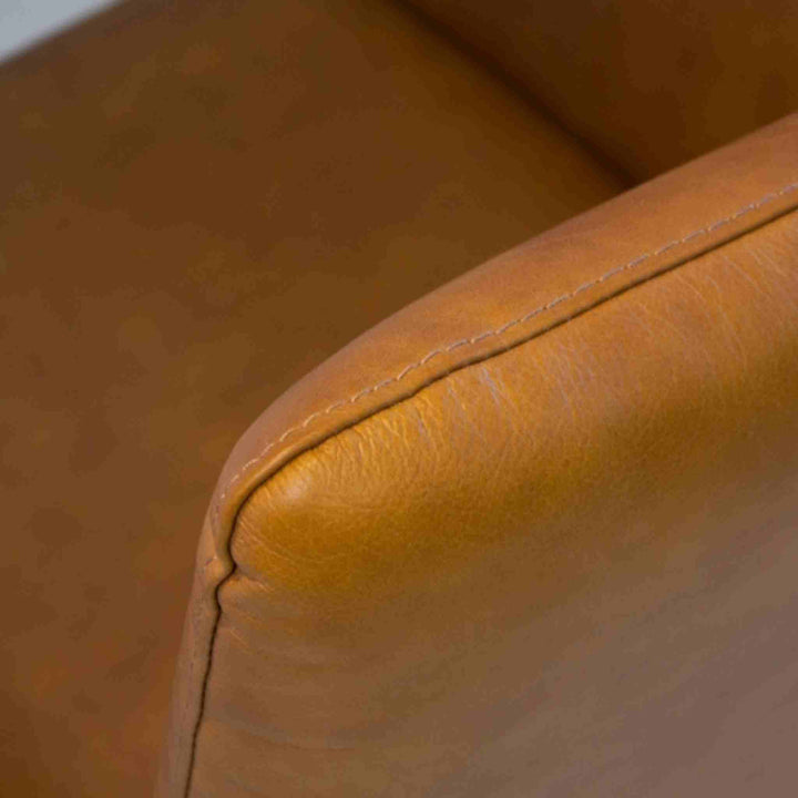 MORRISSEY ACCENT CHAIR, WHISKEY LEATHER