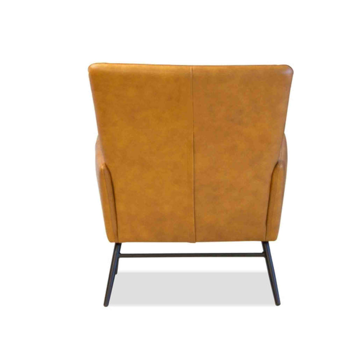 MORRISSEY ACCENT CHAIR, WHISKEY LEATHER