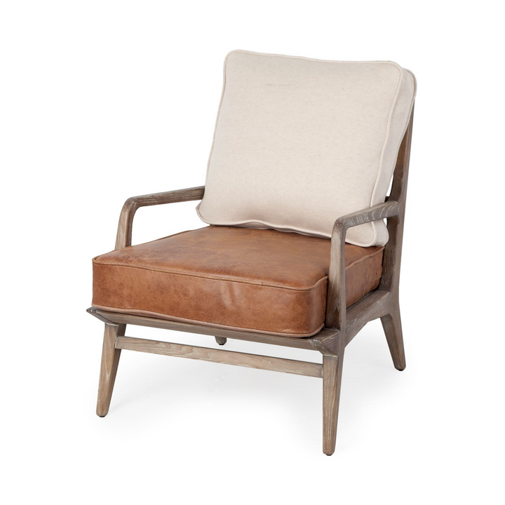 SYDNEY CHAIR, TAN LEATHER