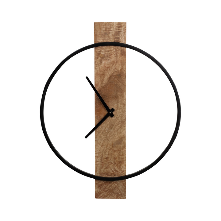 POPPY MANGO WOOD CLOCK