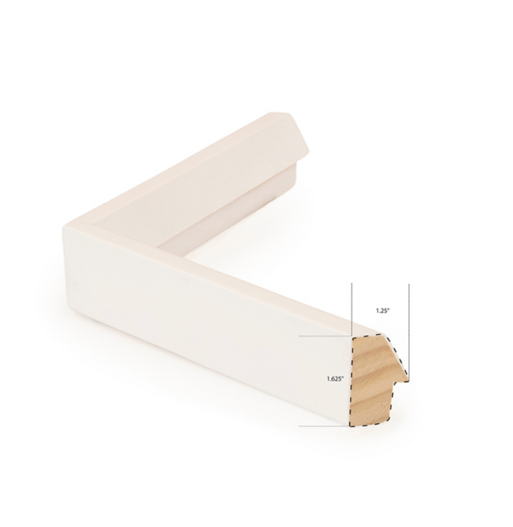 HIGHLAND CALF, MINI, WHITE FRAME