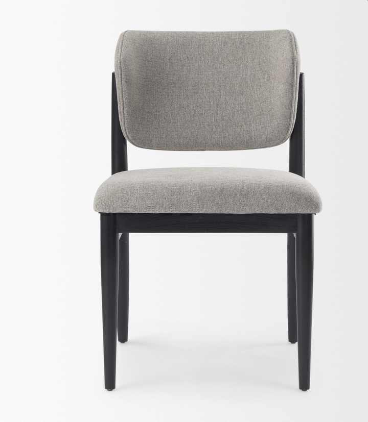 PATSY DINING CHAIR, GREY/BLACK
