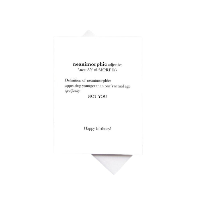 NOT YOUR BIRTHDAY CARD