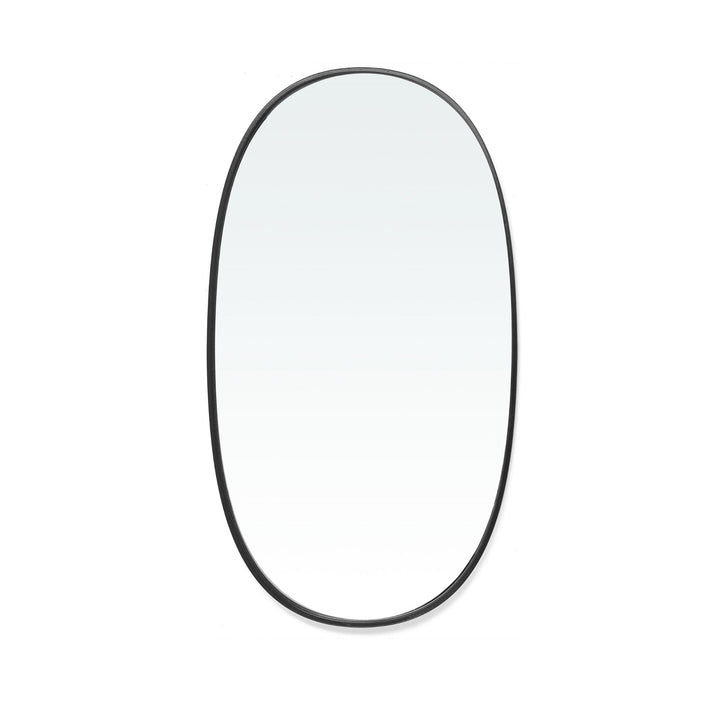 BORBA OVAL MIRROR, BLACK