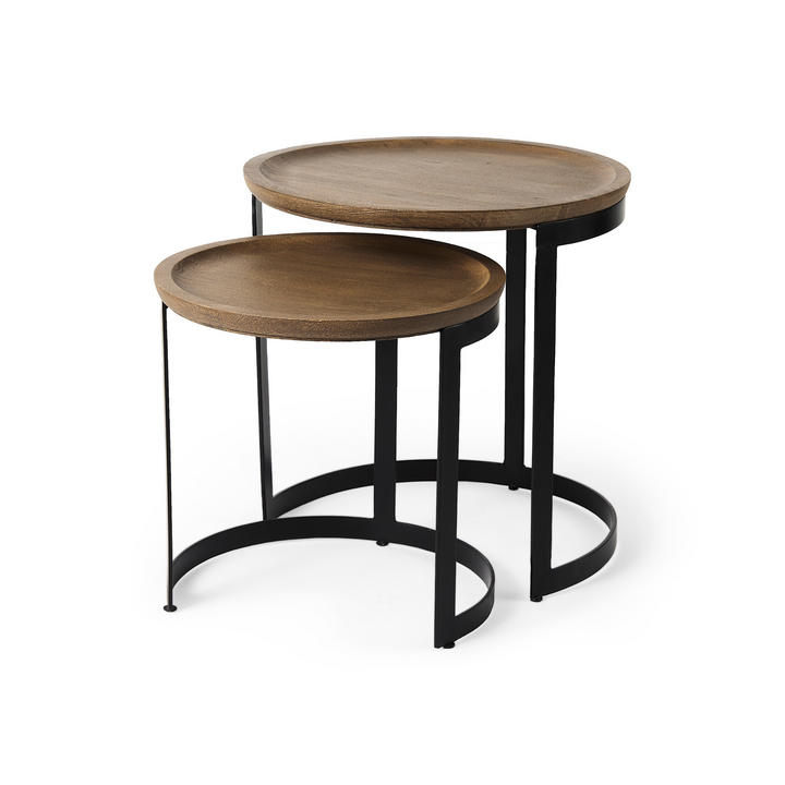 ALICE NESTING SIDE TABLES, S/2