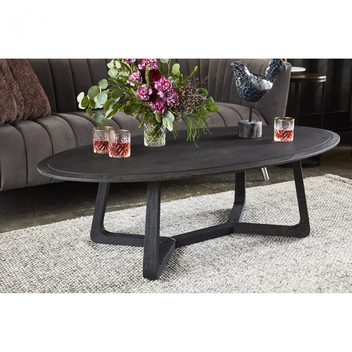 NATE OVAL COFFEE TABLE
