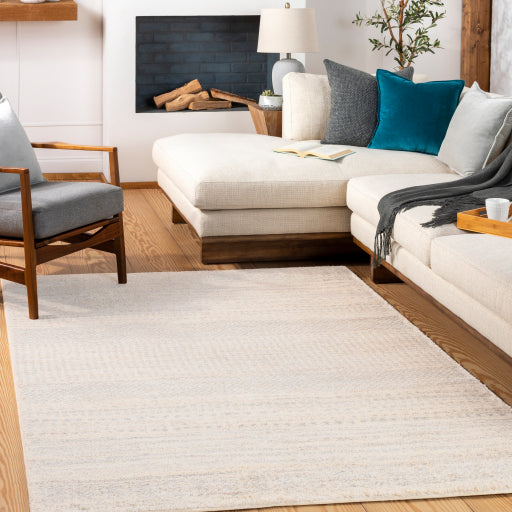FOWLER RUG, CREAM/GRAY